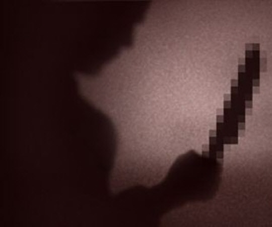 흉기 협박. <연합뉴스>